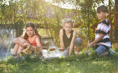 Niños, vacaciones y juegos